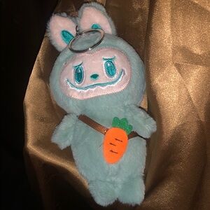 Cute Plush Labubu Keychain with Carrot
